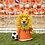 Sjaal met Verhaal Decoratie Leeuw met voetbal | Sjaal met Verhaal