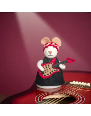Sjaal met Verhaal Decoratie Muis rockstar