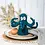 Sjaal met Verhaal Decoratie Sealife Octopus Zeegroen | Sjaal met Verhaal