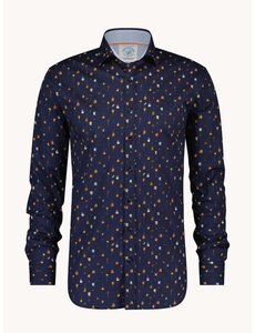 A Fish Named Fred Blouse Guitars F Classics Navy