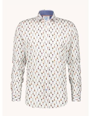 A Fish Named Fred Blouse Guitars F Classics Off White