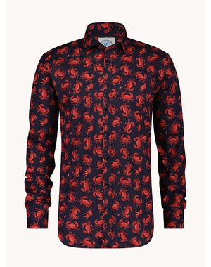 A Fish Named Fred Blouse Crabs F Classics Navy