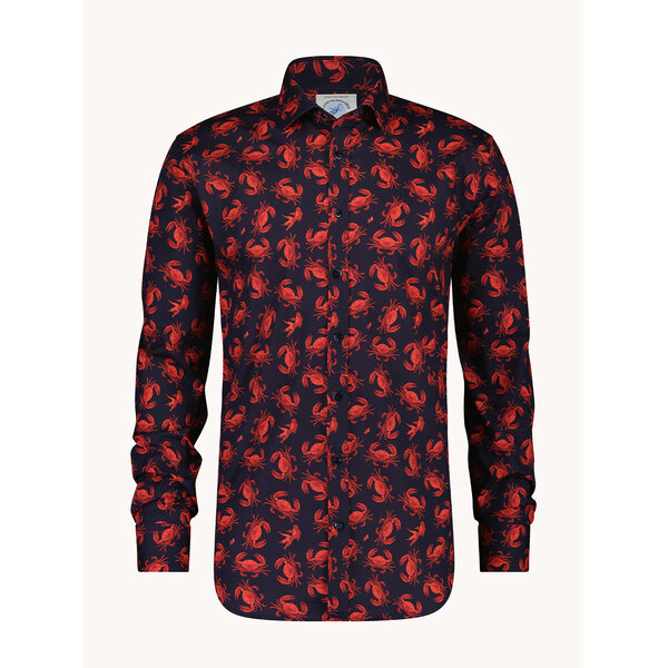 A Fish Named Fred Blouse Crabs F Classics Navy | A Fish Named Fred