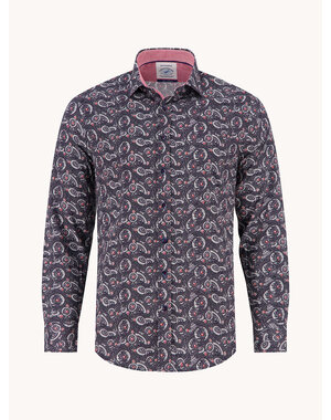 A Fish Named Fred Blouse Wagasa Navy
