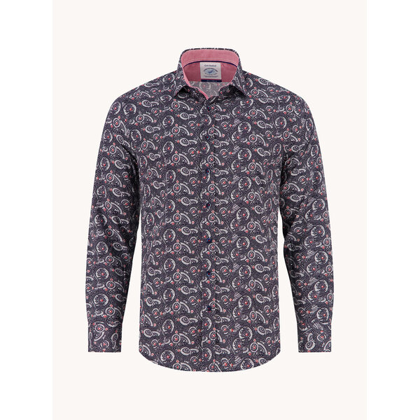 A Fish Named Fred Blouse Wagasa Navy | A Fish Named Fred