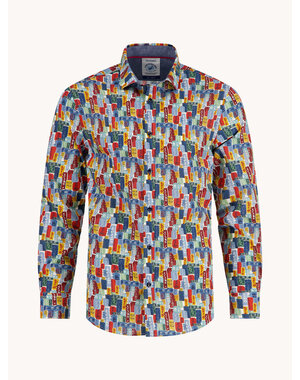 A Fish Named Fred Blouse Tokyo signs Multicolor