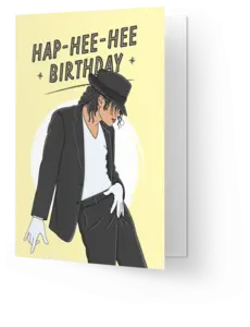 Kaart Blanche Hap-hee-hee birthday