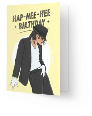Kaart Blanche Hap-hee-hee birthday