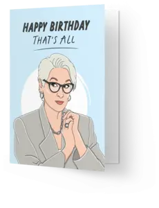 Kaart Blanche Happy Birthday - That’s all