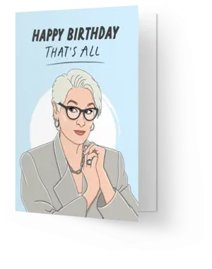 Kaart Blanche Happy Birthday - That’s all