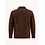 A Fish Named Fred Overshirt rib Chocolate Brown / A fish named Fred