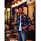 A Fish Named Fred Fancy jacket graphic Navy