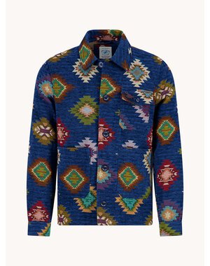 A Fish Named Fred Fancy jacket graphic Navy