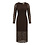 MOOST Wanted Lange Jurk Luna Lace Dark Brown | Moost Wanted