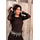 MOOST Wanted Lange Jurk Luna Lace Dark Brown | Moost Wanted