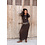 MOOST Wanted Lange Jurk Luna Lace Dark Brown | Moost Wanted