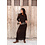 MOOST Wanted Lange Jurk Luna Lace Dark Brown | Moost Wanted