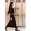 MOOST Wanted Lange Jurk Luna Lace Dark Brown | Moost Wanted