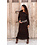 MOOST Wanted Lange Jurk Luna Lace Dark Brown | Moost Wanted