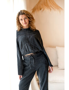 Ibzmode Top Vivian Dark Grey