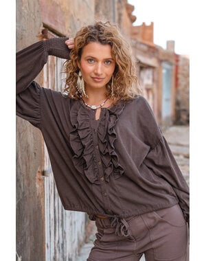  Blouse Concha Brown