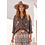 Blouse Nieves Brown | Isla Ibiza Bonita