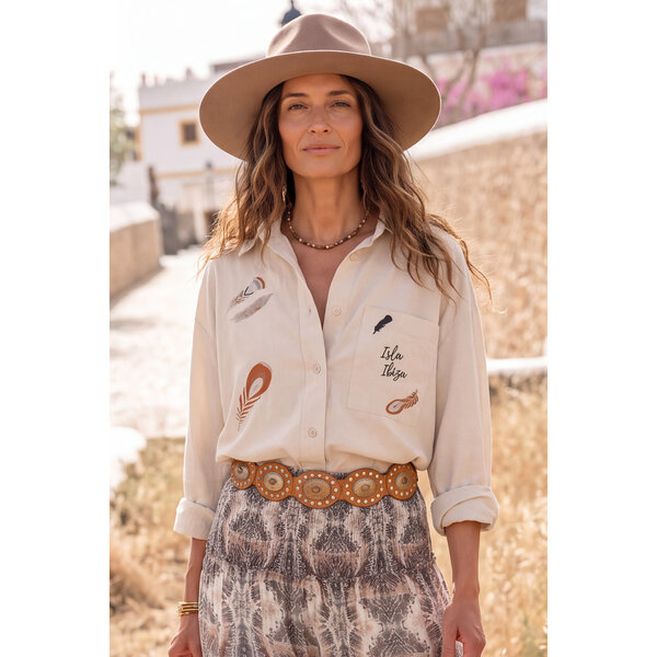 Blouse Nieves Cream | Isla Ibiza Bonita