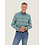 A Fish Named Fred Blouse Japanese Rounds Multicolor Green | A Fish Named Fred