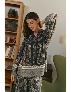 Jaase Blouse Green Haze Bee