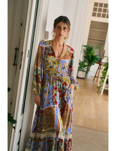 Jaase Lange Jurk Cottage Carmen Longsleeve