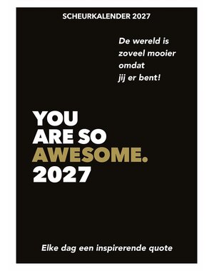 Lantaarn Scheurkalender 2027 You are so awesome