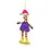 Sjaal met Verhaal Hanger Giraffe op Rollerskates Paars | Sjaal met Verhaal