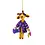 Sjaal met Verhaal Hanger Giraffe Shopaholic Paars | Sjaal met Verhaal