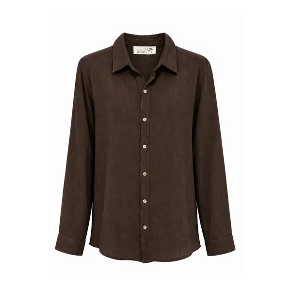 Blouse Marcos Dark Brown | Isla Ibiza Bonita