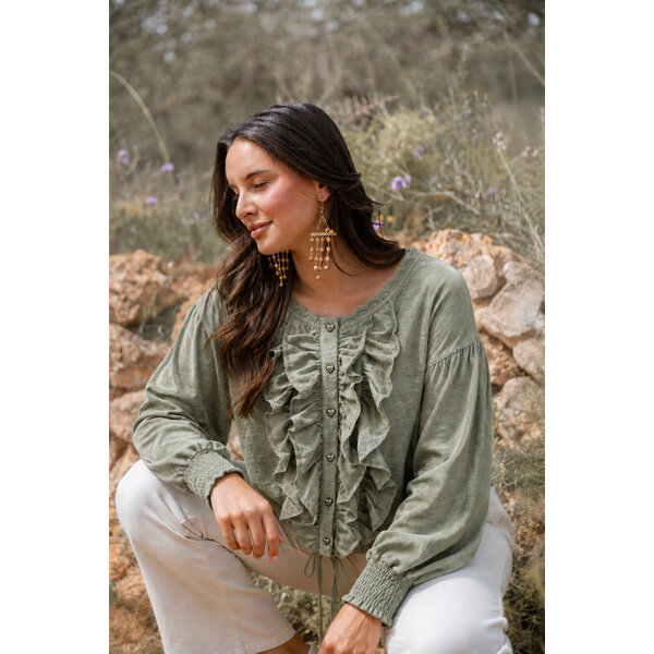 Blouse Concha Army | Isla Ibiza Bonita