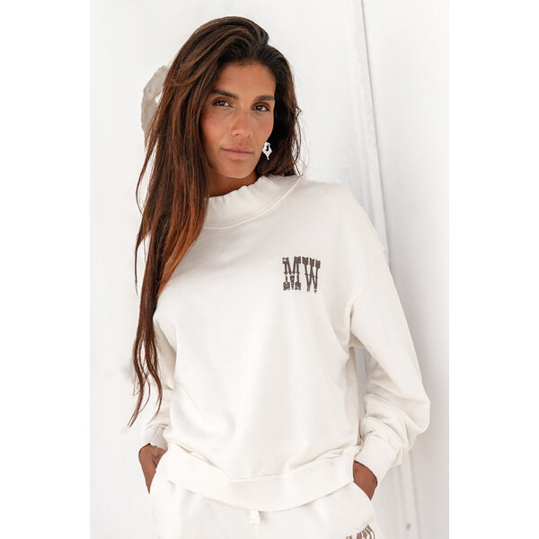 MOOST Wanted Trui Dani Artwork Off White | Moost Wanted