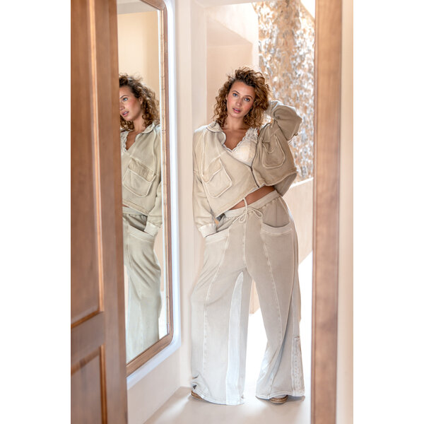 Ibzmode Broek Milan Ecru | IBZmode