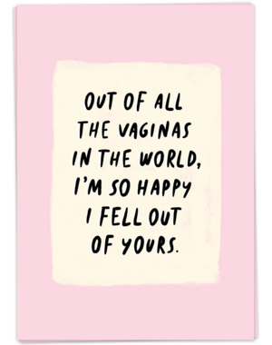 Kaart Blanche Fell out vagina