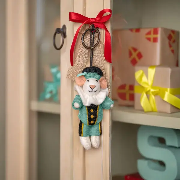 Sjaal met Verhaal Hanger Muis Pietermuis Turquoise | Sjaal met Verhaal