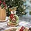 Sjaal met Verhaal Decoratie Hert English Christmas Roodborstje | Sjaal met Verhaal