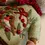 Sjaal met Verhaal Decoratie Hert English Christmas Roodborstje | Sjaal met Verhaal