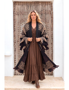 Ibzmode Lange Kimono Rizo Black
