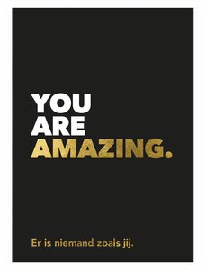 Lantaarn Boek You are amazing
