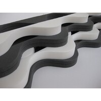 Schuimprofiel Type F 10 meter grijs