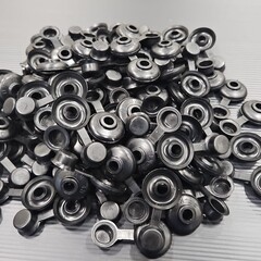 Kunststof Combi Doppen Zwart 177/51 100 stuks