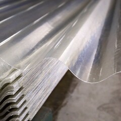 110 x 275 cm Polyester Golfplaat Transparant Type F 177/51