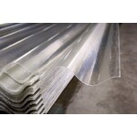110 x 153 cm Polyester Golfplaat Transparant Type F 177/51