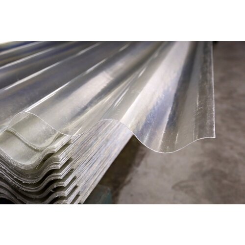 110 x 153 cm Polyester Golfplaat Transparant Type F 177/51