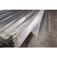 110 x 122 cm Polyester Golfplaat Transparant Type F 177/51