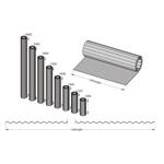 Polyester Golfplaat op Rol 1000mm Transparant Type H 25 meter